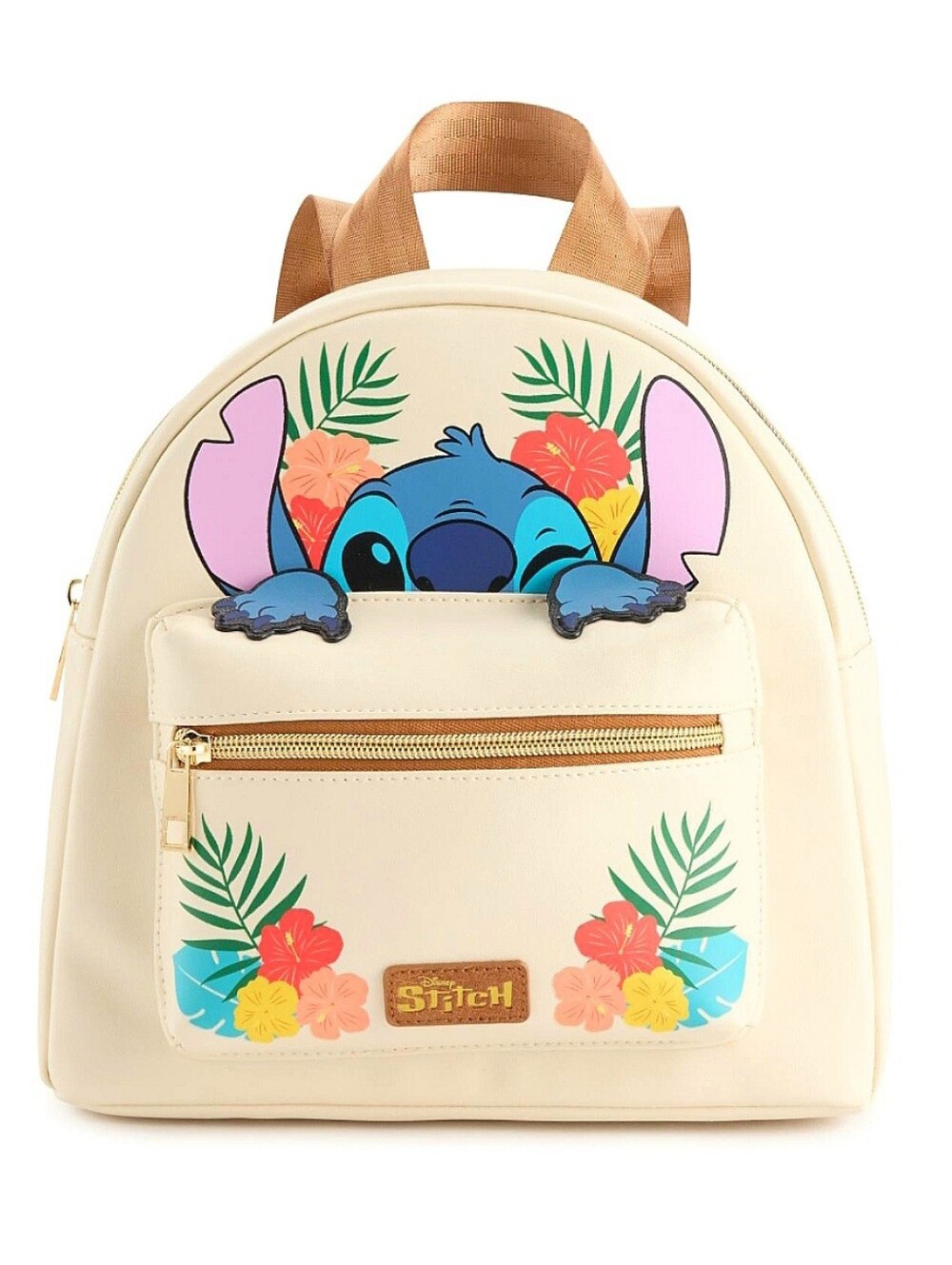 NWT! Disney Stitch Tropical Mini Backpack Lilo stich bag Floral Hawaii